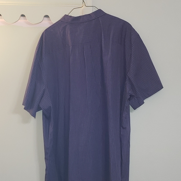 Beautiful purple, button shirt. It has thin lines through it. 5xl NEW with tag. - Picture 2 of 5
